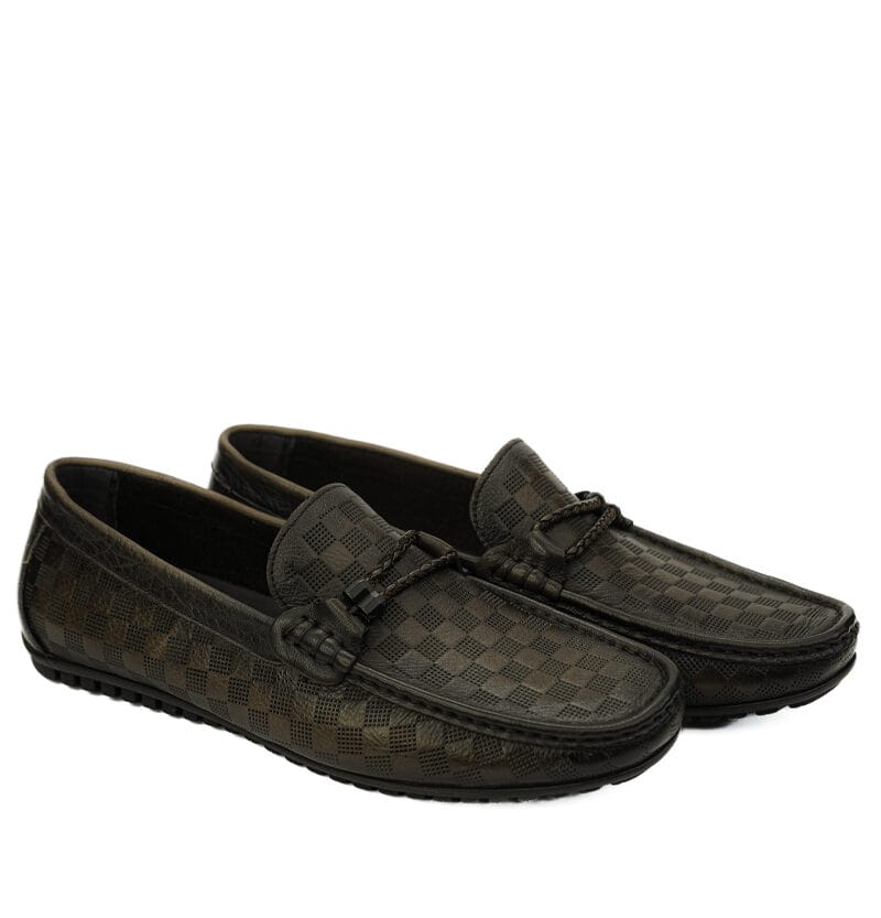 Classic Cheque Slip - On Brown
