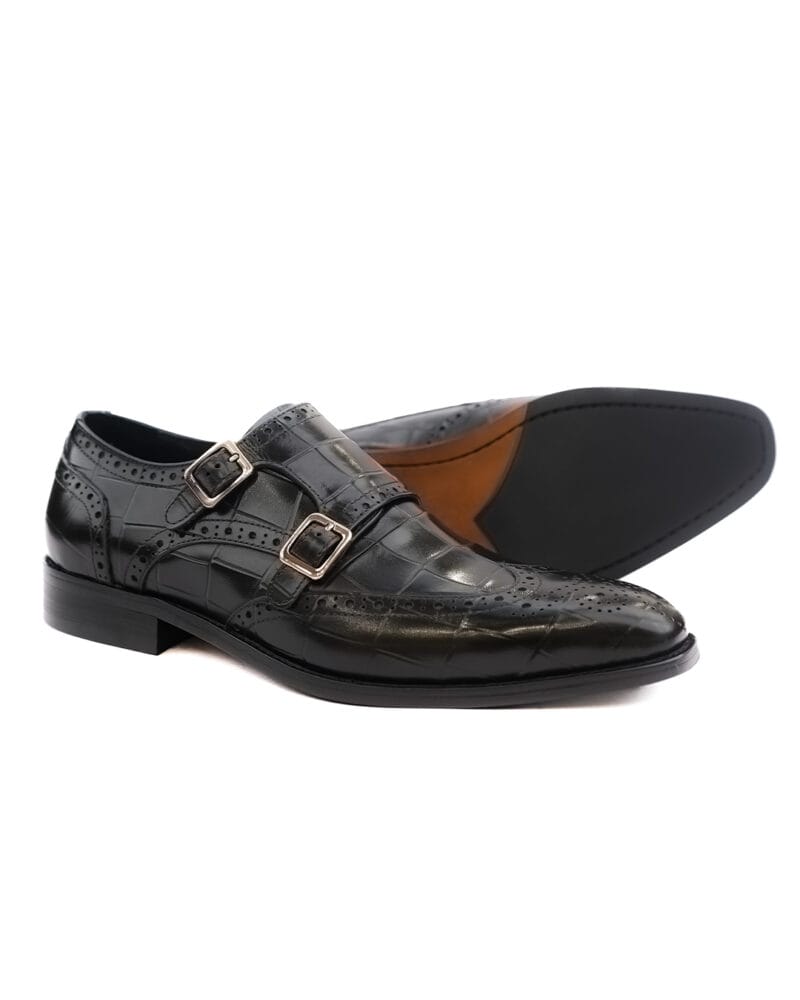 Double Monk Strap Black - Image 3