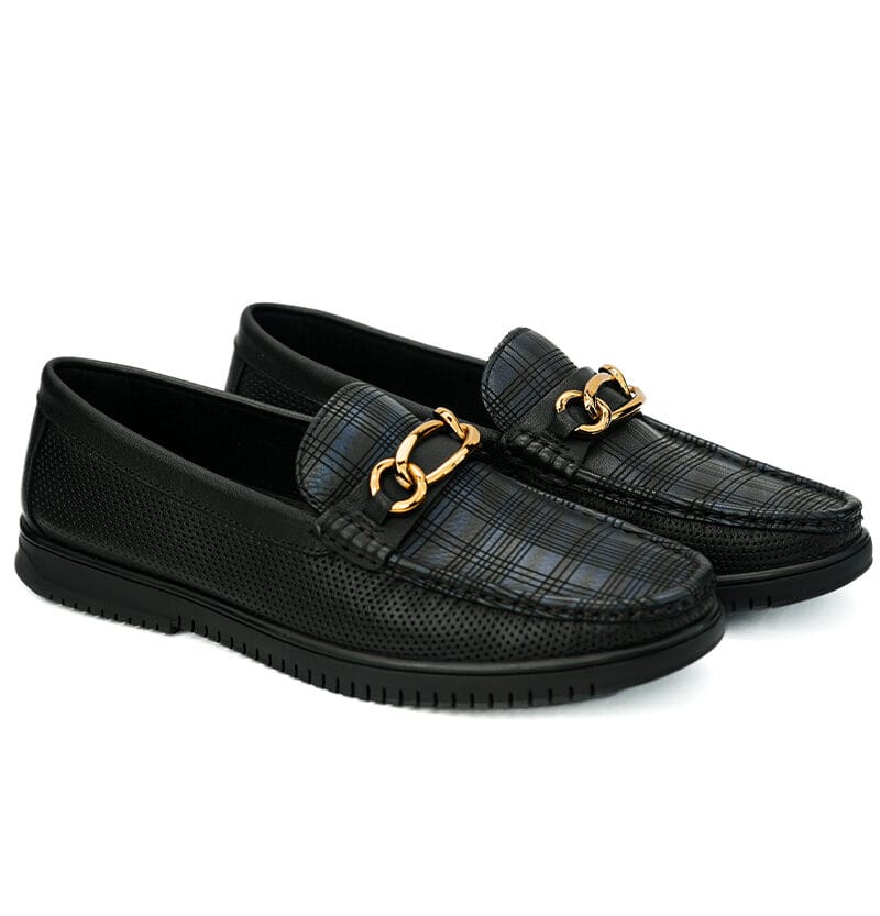 Classic Cheque Buckle Slip-On