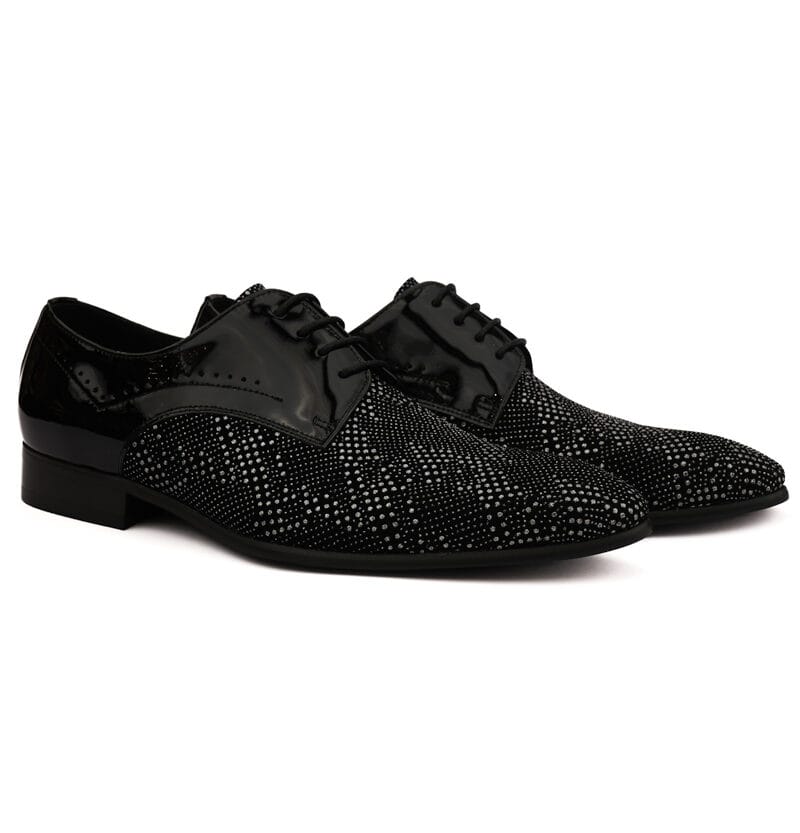 New Bling Formal Lace-Up Black