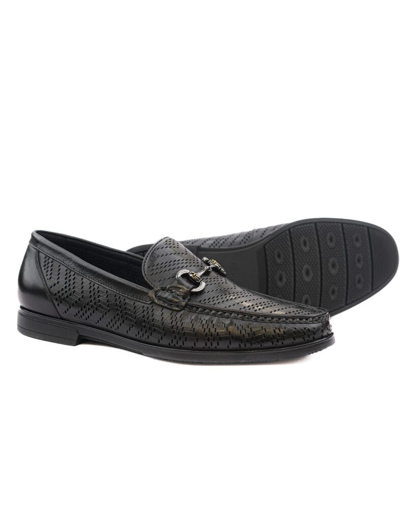 Laser Engrave Buckled Slip-On Black - Image 3