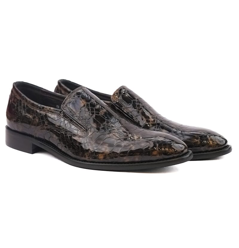 Patent Black Moccasin