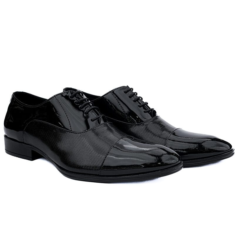 Printed Tuxedo Oxford Lace-up