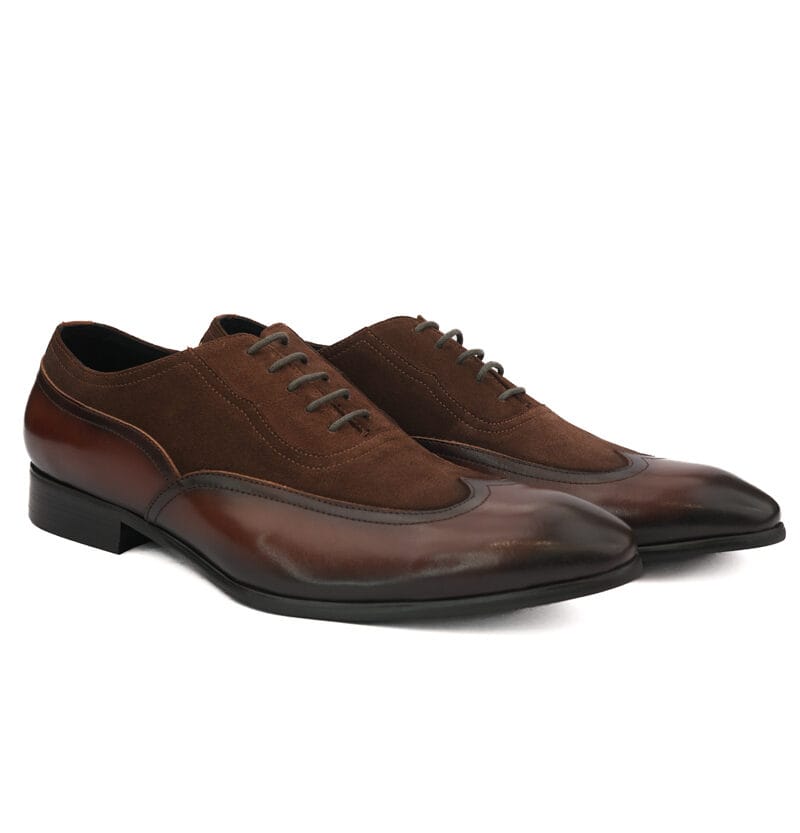 Semi Suede Brogues Brown